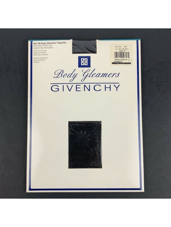 Givenchy Accessories - Givenchy Body Gleamers Control Top Pantyhose Jet Black Size B Medium